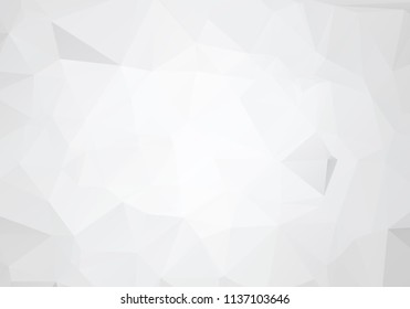 White Polygonal Mosaic Background. geometric pattern, triangles background. Creative Business Design Templates. Vector illustration.