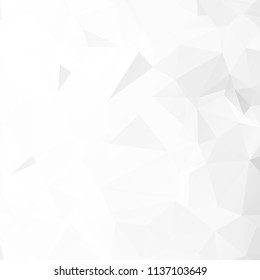 White Polygonal Mosaic Background. geometric pattern, triangles background. Creative Business Design Templates. Vector illustration.