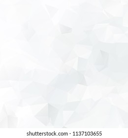 White Polygonal Mosaic Background. geometric pattern, triangles background. Creative Business Design Templates. Vector illustration.