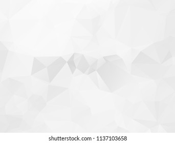 White Polygonal Mosaic Background. geometric pattern, triangles background. Creative Business Design Templates. Vector illustration.