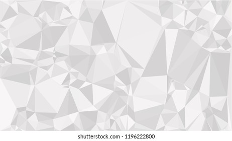 White Polygonal Mosaic Background, Low Poly Style, Vector illustration, Business Design Templates