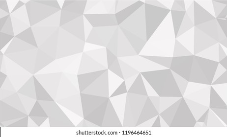 White Polygonal Mosaic Background, Low Poly Style, Vector illustration, Business Design Templates
