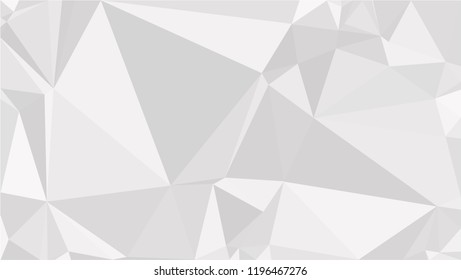 White Polygonal Mosaic Background, Low Poly Style, Vector illustration, Business Design Templates