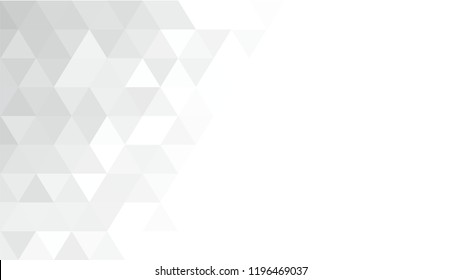 White Polygonal Mosaic Background, Low Poly Style, Vector illustration, Business Design Templates