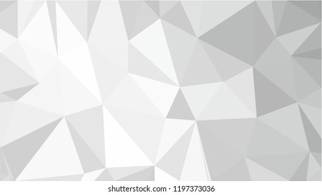 White Polygonal Mosaic Background, Low Poly Style, Vector illustration, Business Design Templates