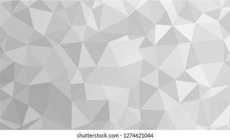 White Polygonal Mosaic Background, Low Poly Style, Vector illustration, Business Design Templates