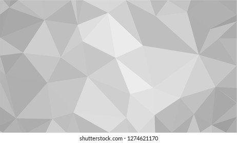 White Polygonal Mosaic Background, Low Poly Style, Vector illustration, Business Design Templates