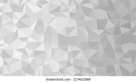 White Polygonal Mosaic Background, Low Poly Style, Vector illustration, Business Design Templates