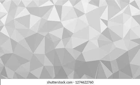 White Polygonal Mosaic Background, Low Poly Style, Vector illustration, Business Design Templates