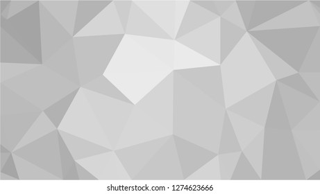 White Polygonal Mosaic Background, Low Poly Style, Vector illustration, Business Design Templates