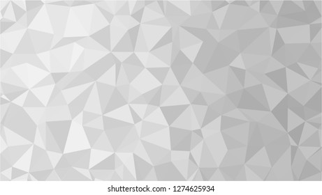 White Polygonal Mosaic Background, Low Poly Style, Vector illustration, Business Design Templates