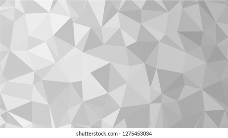 White Polygonal Mosaic Background, Low Poly Style, Vector illustration, Business Design Templates