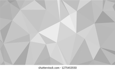 White Polygonal Mosaic Background, Low Poly Style, Vector illustration, Business Design Templates