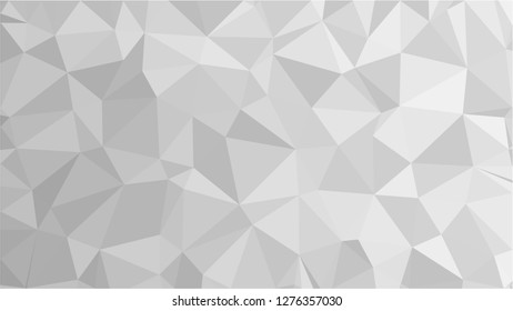 White Polygonal Mosaic Background, Low Poly Style, Vector illustration, Business Design Templates