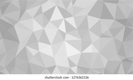 White Polygonal Mosaic Background, Low Poly Style, Vector illustration, Business Design Templates