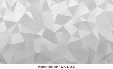 White Polygonal Mosaic Background, Low Poly Style, Vector illustration, Business Design Templates
