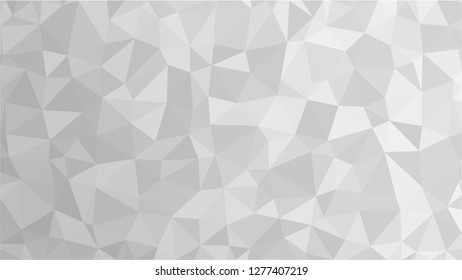 White Polygonal Mosaic Background, Low Poly Style, Vector illustration, Business Design Templates
