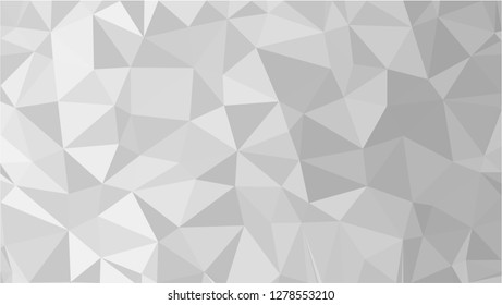 White Polygonal Mosaic Background, Low Poly Style, Vector illustration, Business Design Templates
