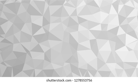 White Polygonal Mosaic Background, Low Poly Style, Vector illustration, Business Design Templates