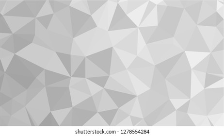 White Polygonal Mosaic Background, Low Poly Style, Vector illustration, Business Design Templates
