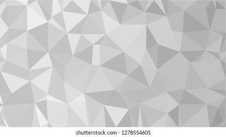 White Polygonal Mosaic Background, Low Poly Style, Vector illustration, Business Design Templates