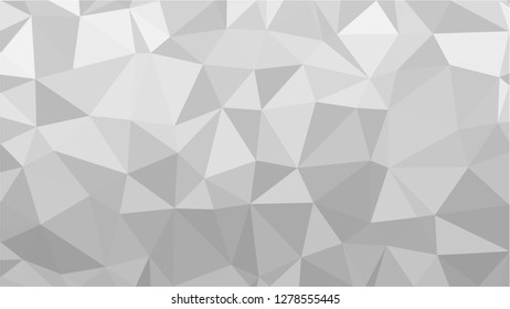 White Polygonal Mosaic Background, Low Poly Style, Vector illustration, Business Design Templates