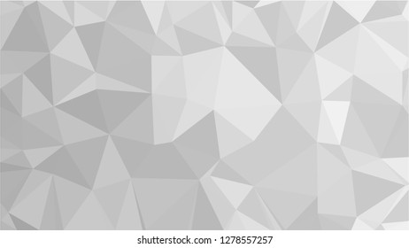 White Polygonal Mosaic Background, Low Poly Style, Vector illustration, Business Design Templates