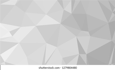 White Polygonal Mosaic Background, Low Poly Style, Vector illustration, Business Design Templates