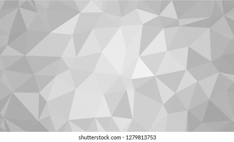 White Polygonal Mosaic Background, Low Poly Style, Vector illustration, Business Design Templates