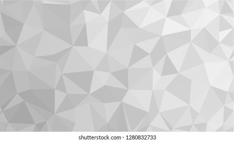 White Polygonal Mosaic Background, Low Poly Style, Vector illustration, Business Design Templates