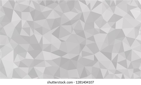 White Polygonal Mosaic Background, Low Poly Style, Vector illustration, Business Design Templates