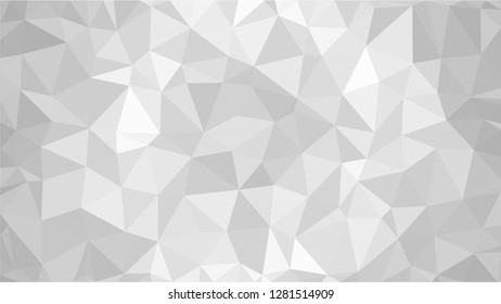 White Polygonal Mosaic Background, Low Poly Style, Vector illustration, Business Design Templates