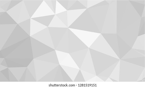 White Polygonal Mosaic Background, Low Poly Style, Vector illustration, Business Design Templates