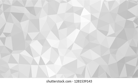Fondo del mosaico del polígono blanco, estilo de polo bajo, ilustración del vector, plantillas de diseño empresarial