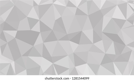 White Polygonal Mosaic Background, Low Poly Style, Vector illustration, Business Design Templates