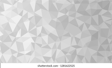 White Polygonal Mosaic Background, Low Poly Style, Vector illustration, Business Design Templates