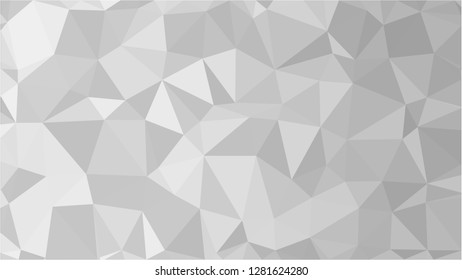 White Polygonal Mosaic Background, Low Poly Style, Vector illustration, Business Design Templates