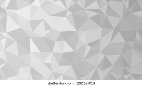White Polygonal Mosaic Background, Low Poly Style, Vector illustration, Business Design Templates