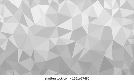 White Polygonal Mosaic Background, Low Poly Style, Vector illustration, Business Design Templates