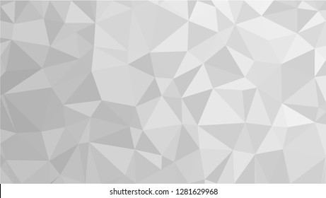 White Polygonal Mosaic Background, Low Poly Style, Vector illustration, Business Design Templates
