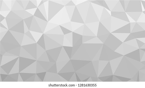 White Polygonal Mosaic Background, Low Poly Style, Vector illustration, Business Design Templates