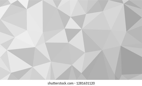 White Polygonal Mosaic Background, Low Poly Style, Vector illustration, Business Design Templates