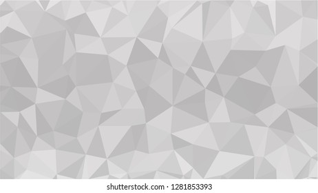 White Polygonal Mosaic Background, Low Poly Style, Vector illustration, Business Design Templates
