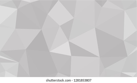White Polygonal Mosaic Background, Low Poly Style, Vector illustration, Business Design Templates