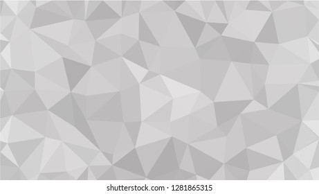 White Polygonal Mosaic Background, Low Poly Style, Vector illustration, Business Design Templates