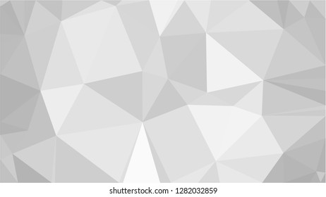 White Polygonal Mosaic Background, Low Poly Style, Vector illustration, Business Design Templates