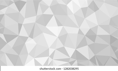 White Polygonal Mosaic Background, Low Poly Style, Vector illustration, Business Design Templates