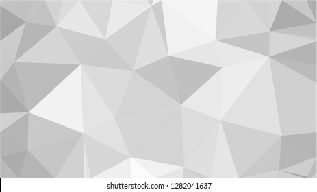 White Polygonal Mosaic Background, Low Poly Style, Vector illustration, Business Design Templates
