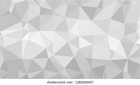 White Polygonal Mosaic Background, Low Poly Style, Vector illustration, Business Design Templates