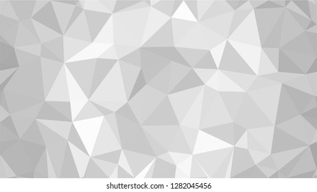 White Polygonal Mosaic Background, Low Poly Style, Vector illustration, Business Design Templates
